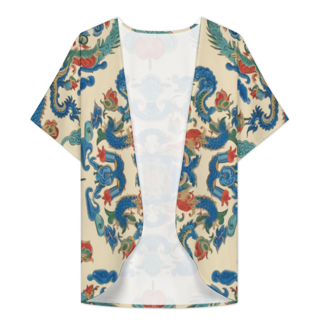 Vintage Imperial Palace Style Vacation Women's Cardigan